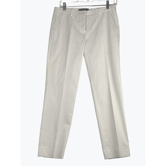 Weekend Max Mara pants womens Small white slim cigarette - Picture 1 of 12
